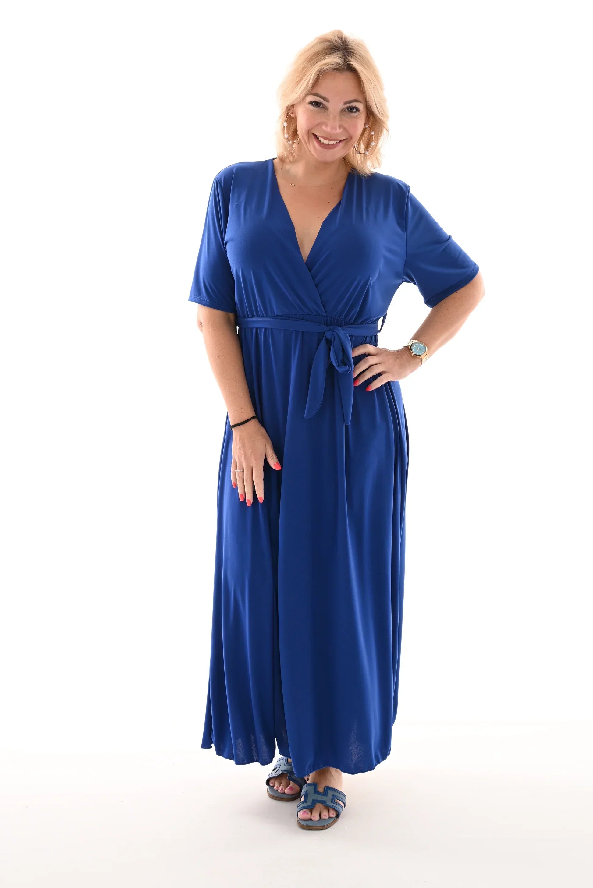 Carla - Maxi Dress Travel with Belt