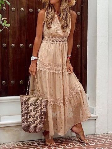 Alanna - Elegant long dress for summer