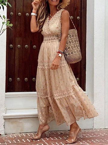 Alanna - Elegant long dress for summer