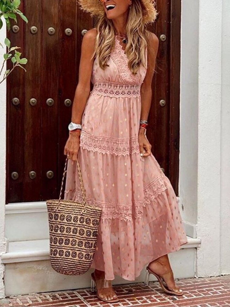 Alanna - Elegant long dress for summer