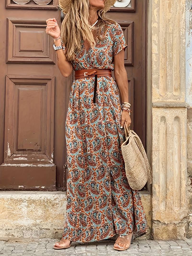 Zavanna - Floral Maxi Dress for Women