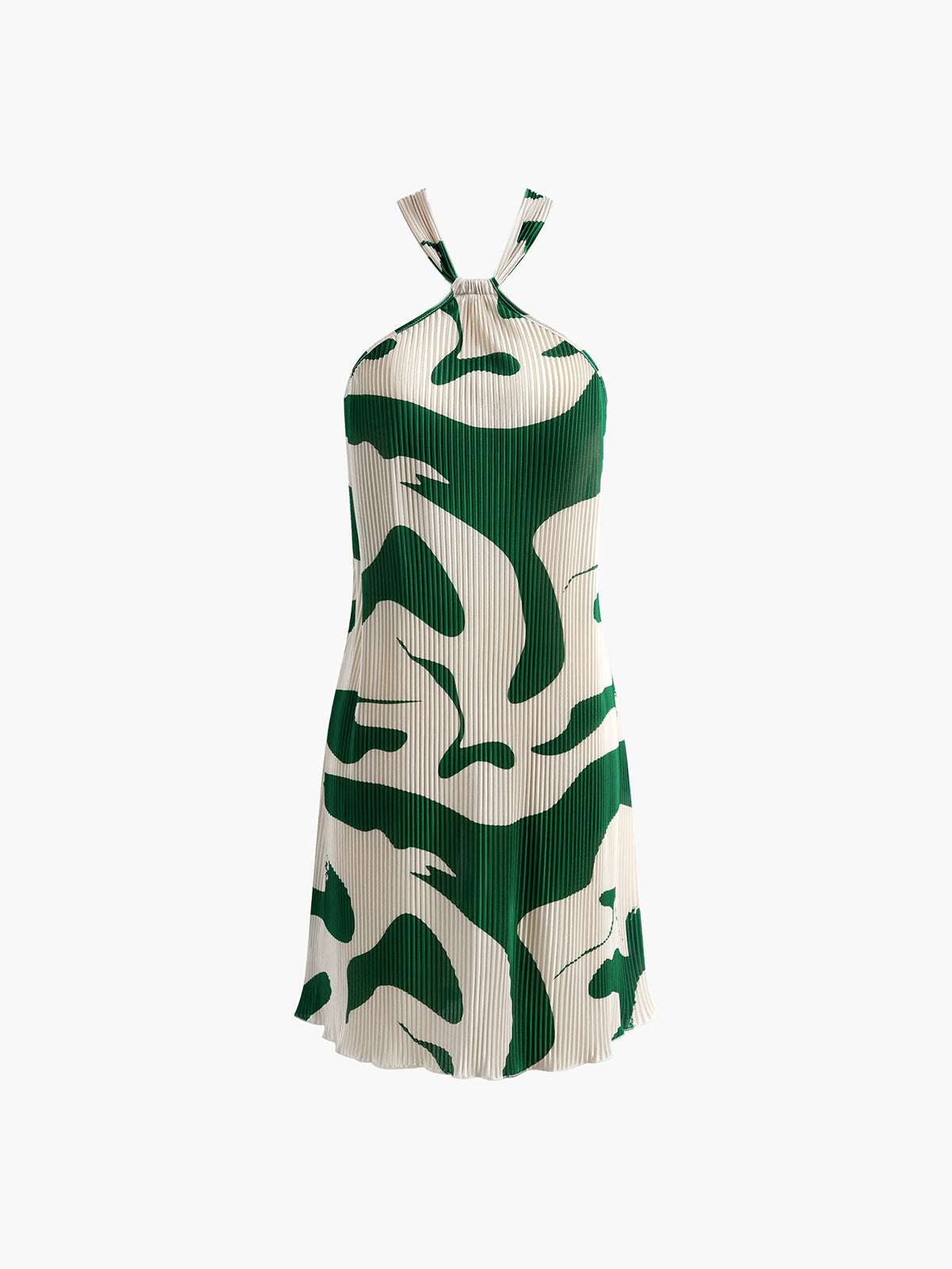 Camila - printed sleeveless short strap dress