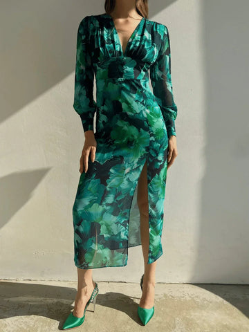 Hera - Long-sleeved maxi dress