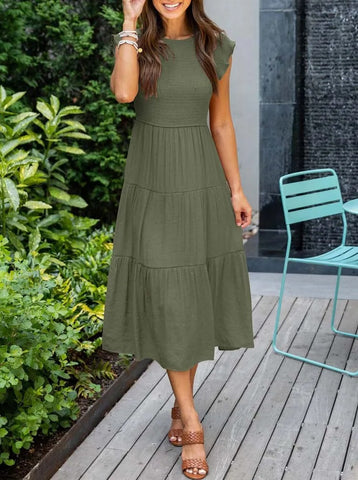 Brigitte - Comfortable maxi dress for summer