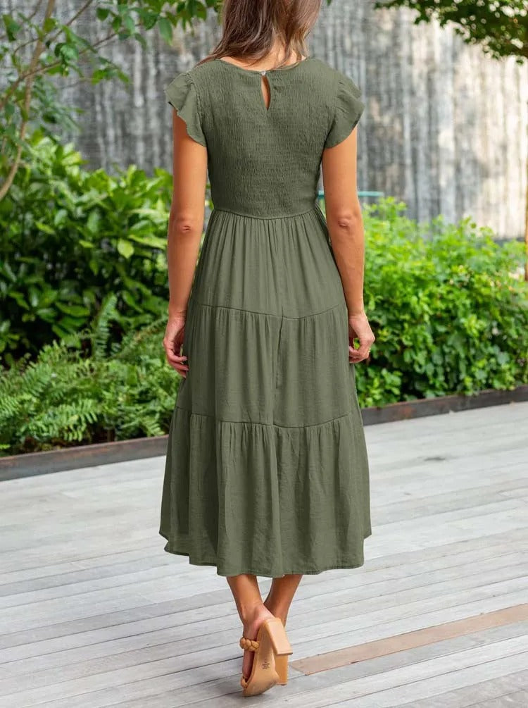 Brigitte - Comfortable maxi dress for summer