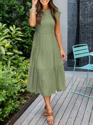 Brigitte - Comfortable maxi dress for summer