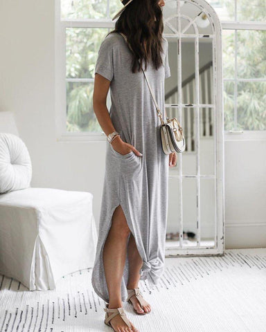 Beth - Maxi shirt dress