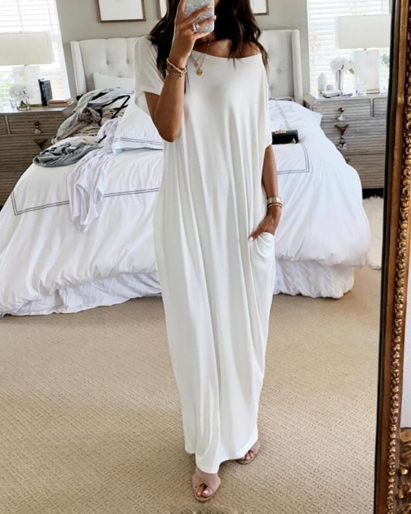 Beth - Maxi shirt dress