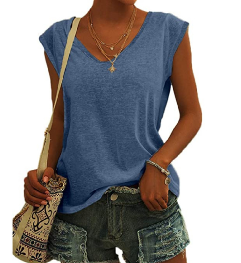 Alexandra - Casual Sleeveless Top