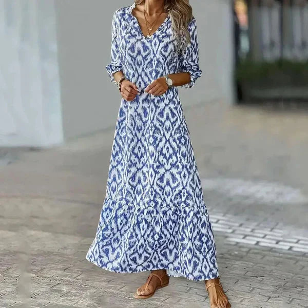 Bryanna - Maxi dress with half sleeves