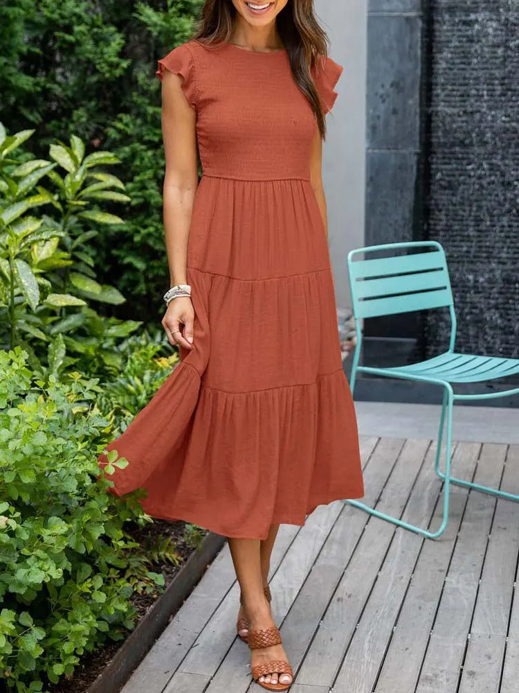 Brigitte - Comfortable maxi dress for summer